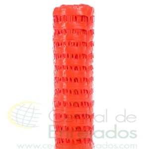 Malla naranja señalización — Central de Enrejados